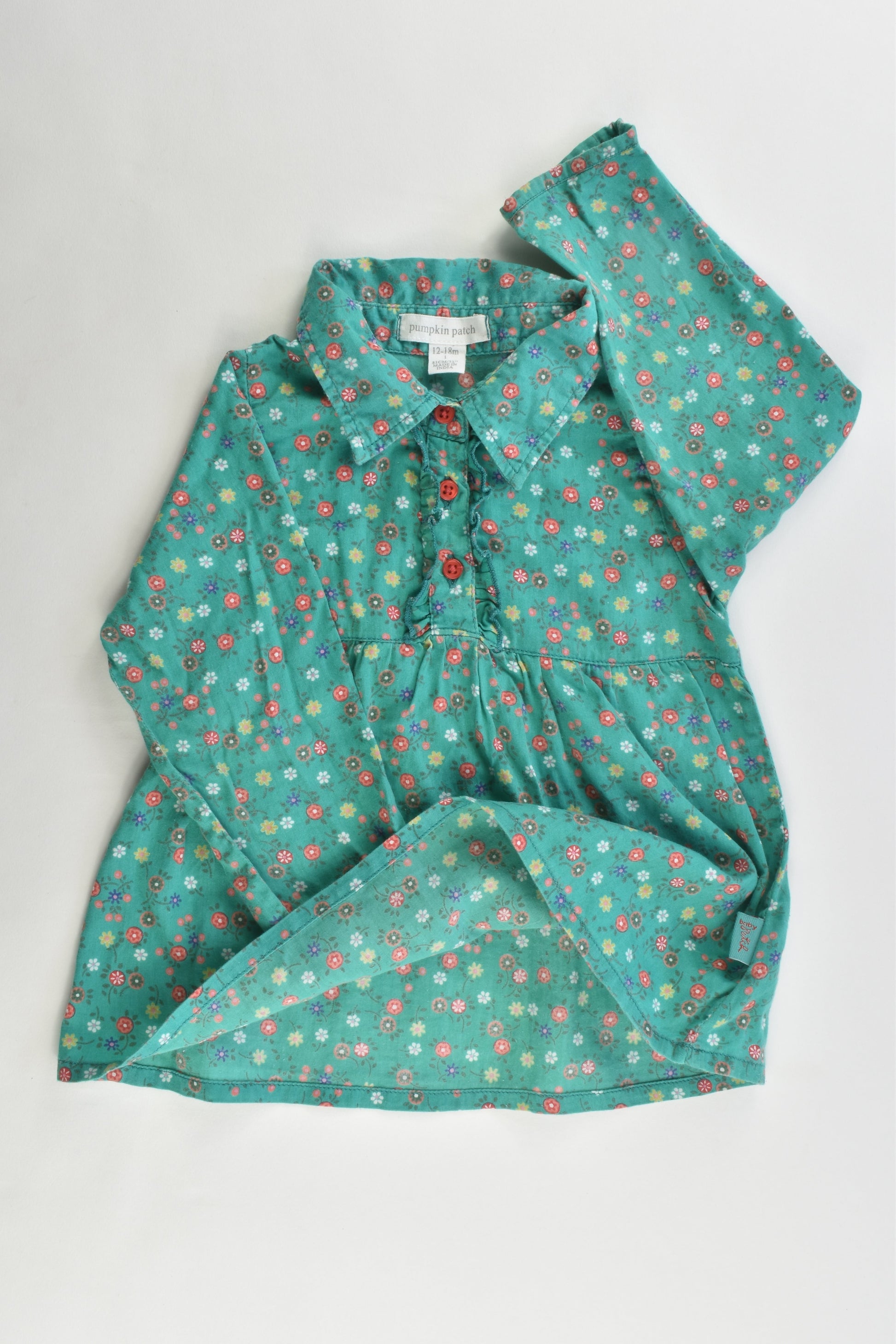 Pumpkin Patch Size 12-18 months (1) Floral Blouse