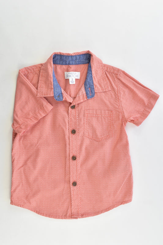 Pumpkin Patch Size 2 Collared Shirt