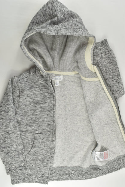 Pumpkin Patch Size 2 Hooded Zip Jumper