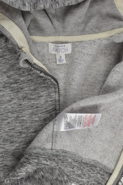 Pumpkin Patch Size 2 Hooded Zip Jumper
