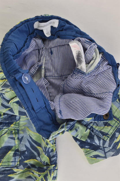 Pumpkin Patch Size 2 Leaves Shorts