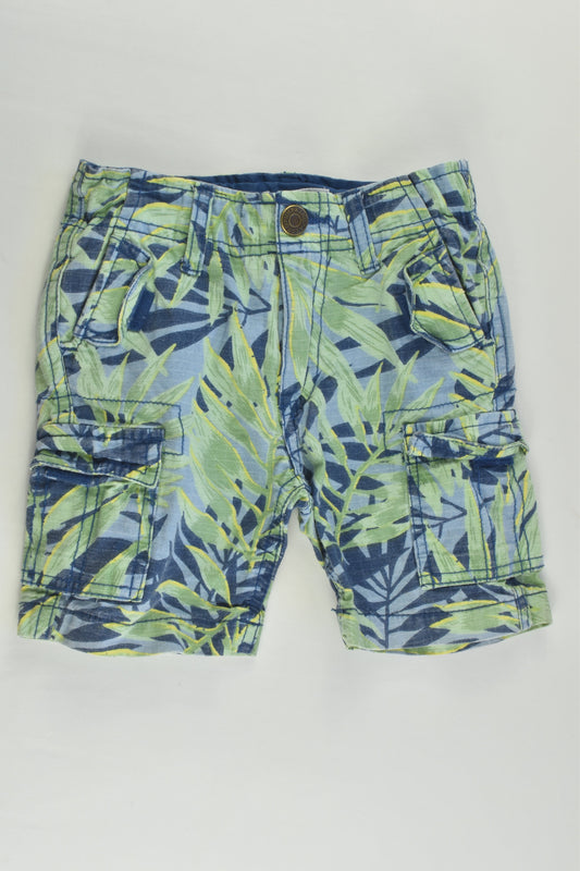 Pumpkin Patch Size 2 Leaves Shorts