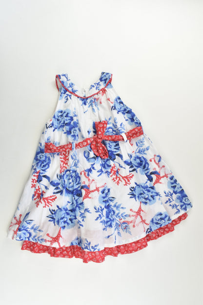 Pumpkin Patch Size 2 Lined Roses and Shells Dress