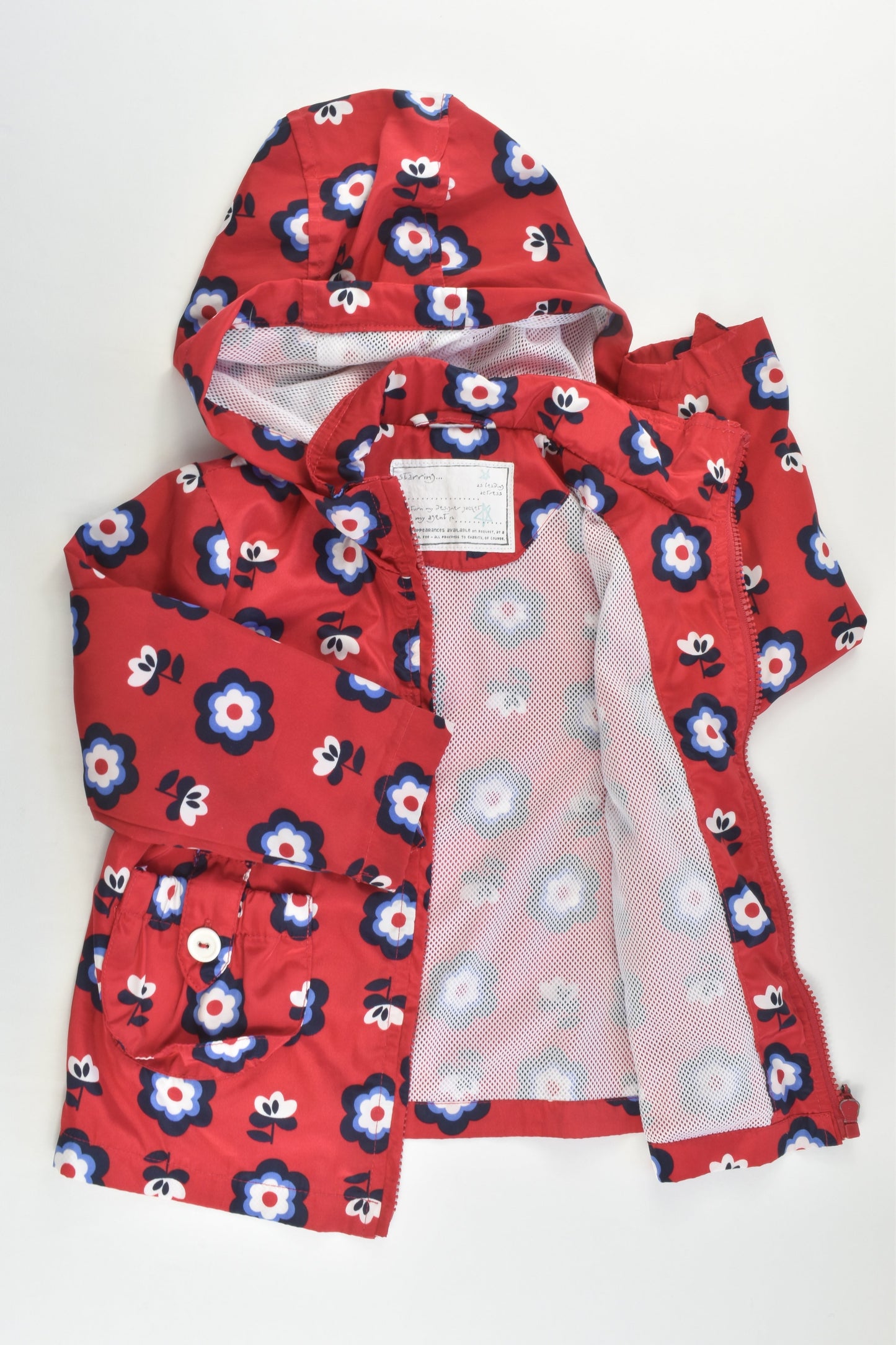 Pumpkin Patch Size 2 Retro Flowers Jacket