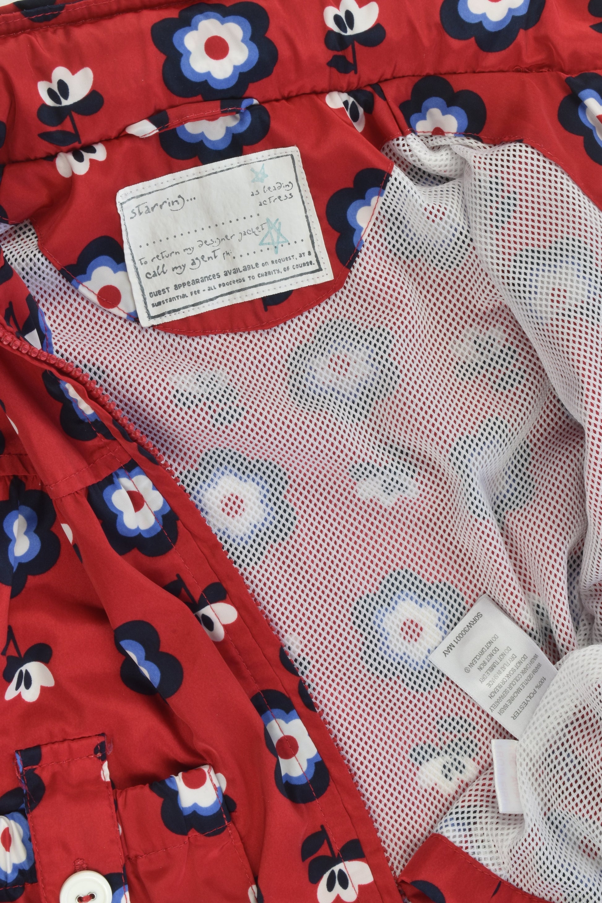 Pumpkin Patch Size 2 Retro Flowers Jacket