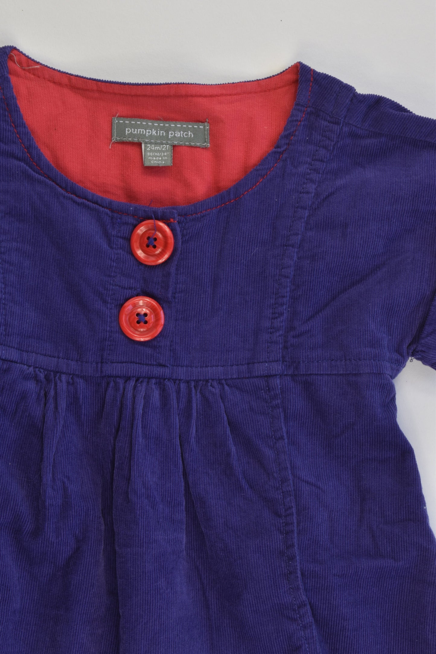 Pumpkin Patch Size 2 Soft Cord Dress