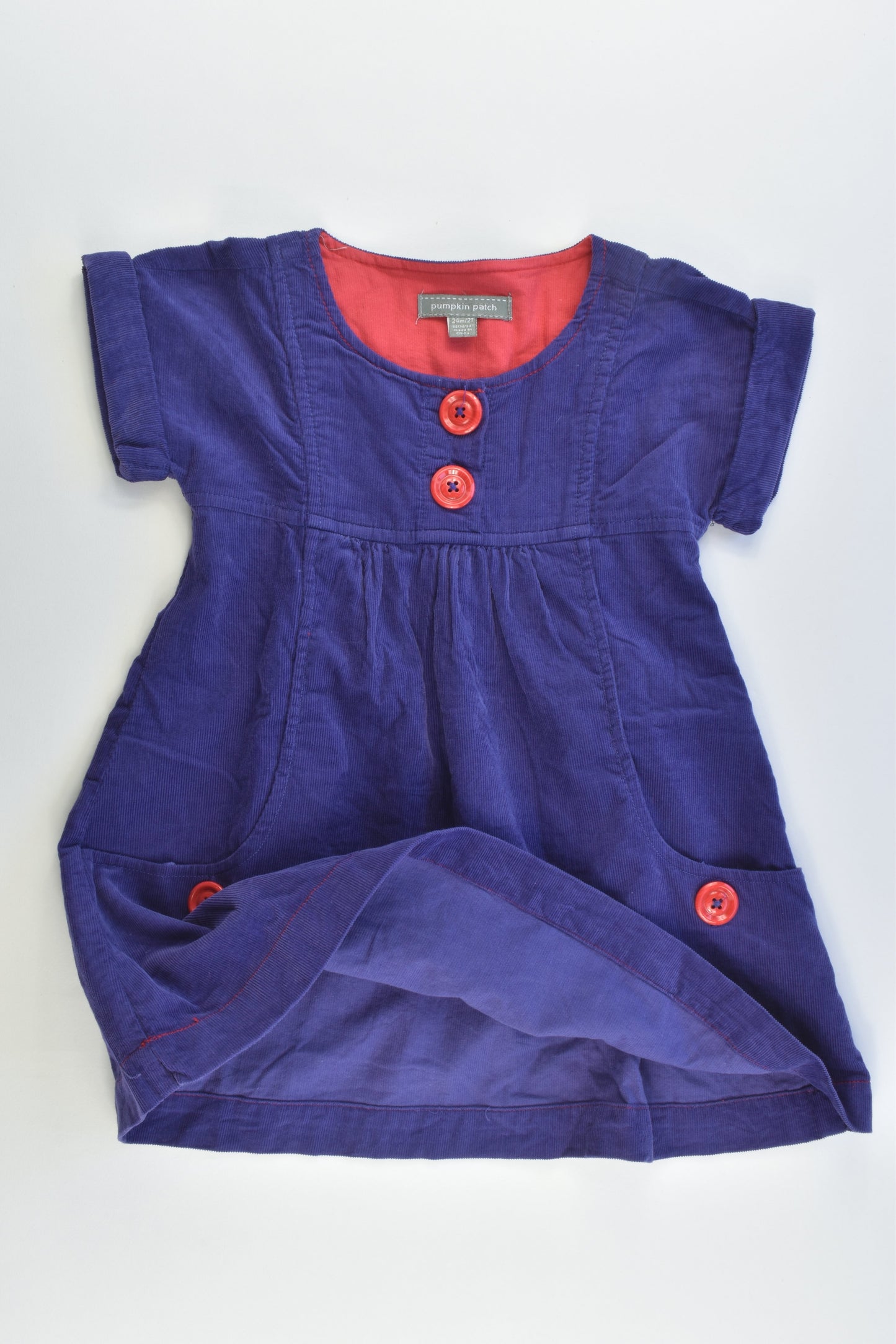 Pumpkin Patch Size 2 Soft Cord Dress