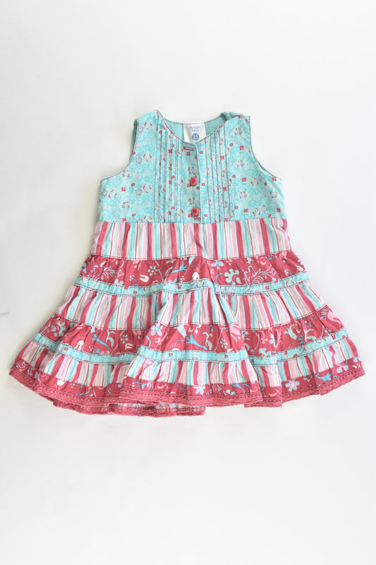 Pumpkin Patch Size 3-6 months Vintage Dress with Bodysuit Underneath