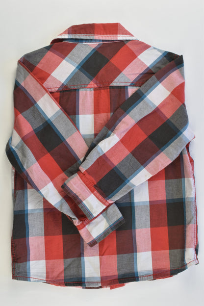 Pumpkin Patch Size 3 Checked Collared Shirt