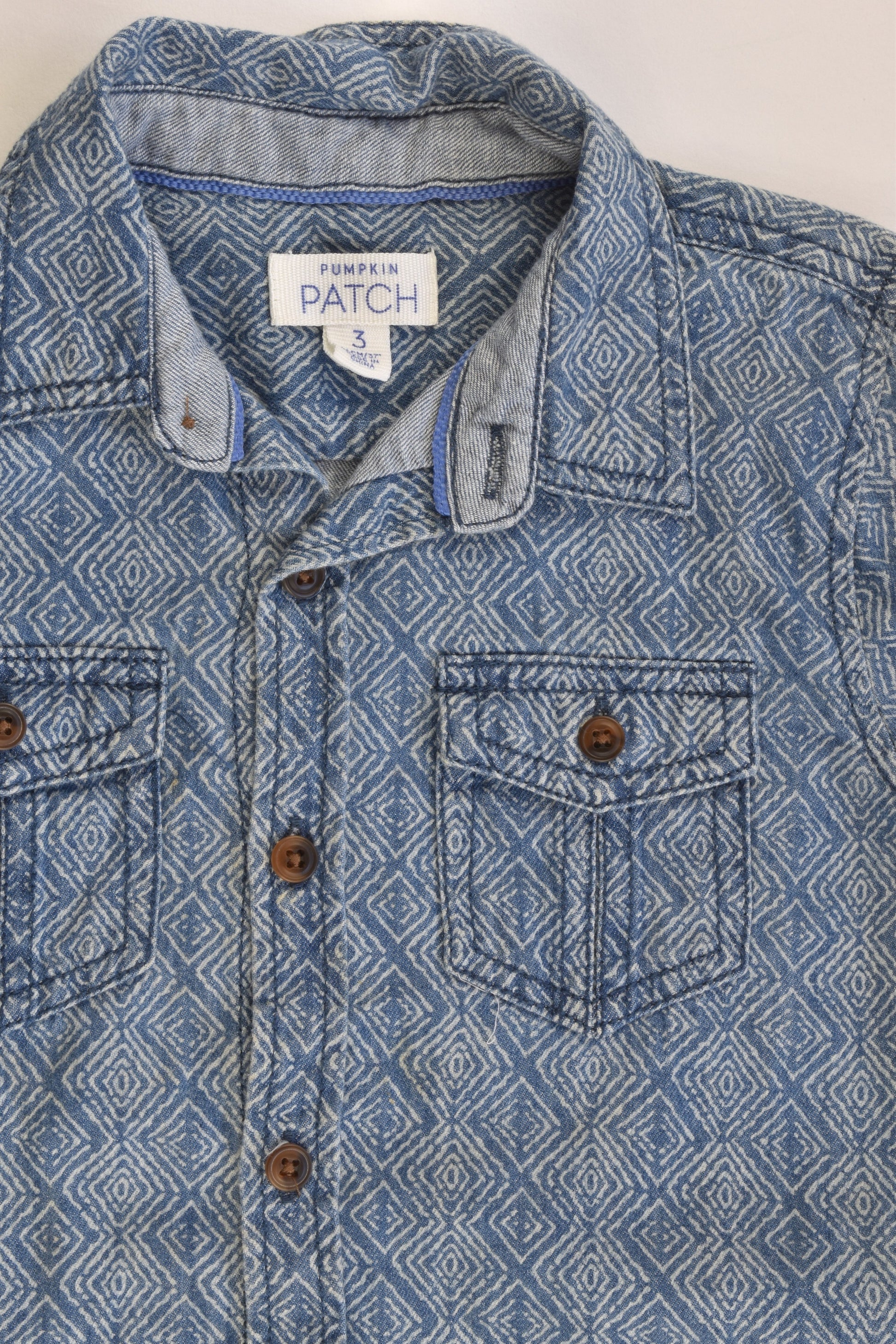 Pumpkin Patch Size 3 Denim Shirt