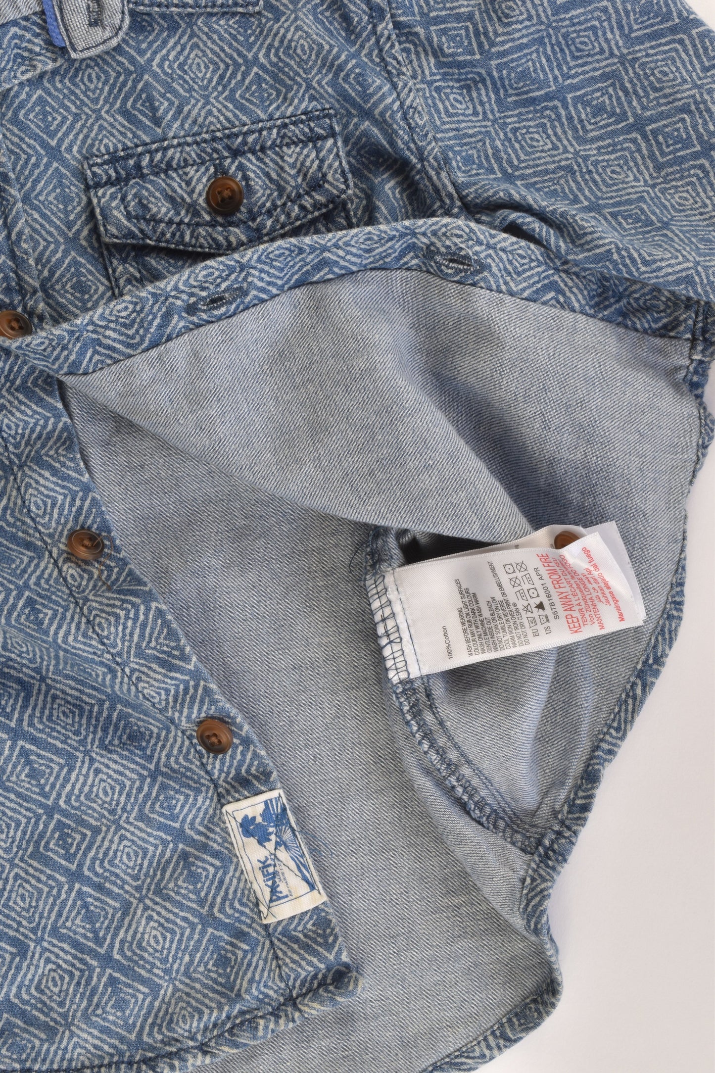 Pumpkin Patch Size 3 Denim Shirt