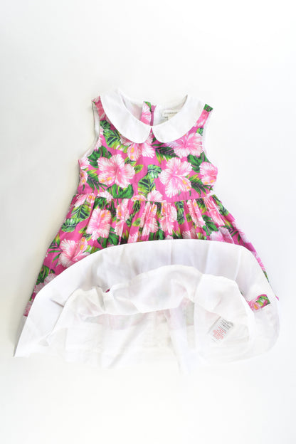 Pumpkin Patch Size 3 Lined Collared Floral Dress