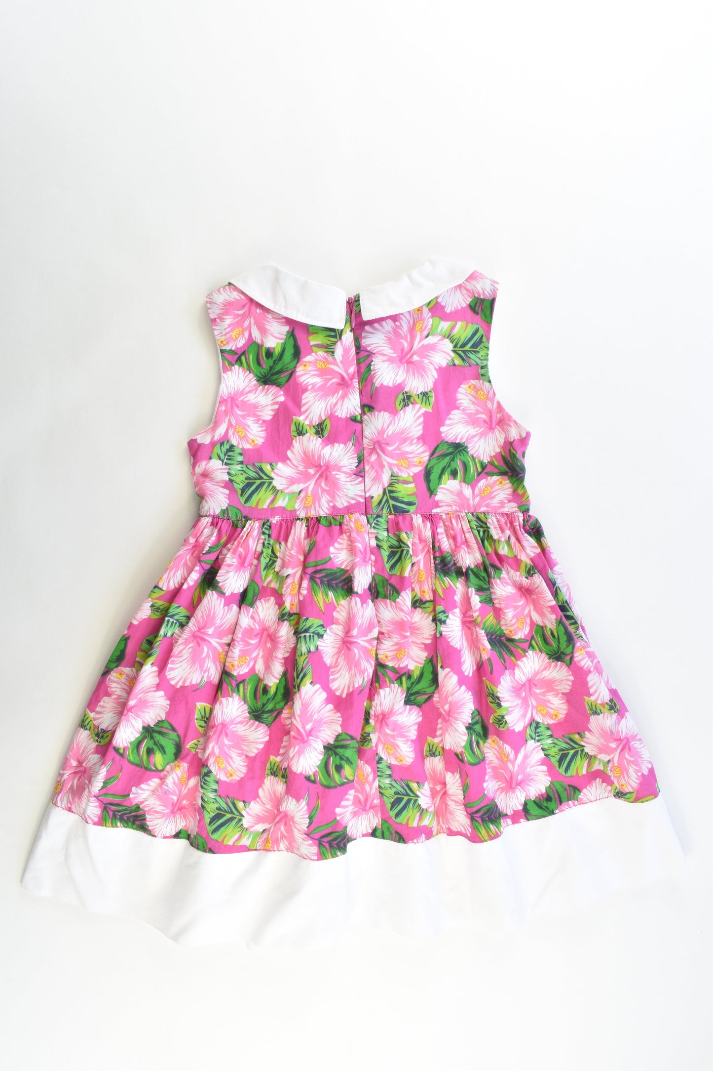 Pumpkin Patch Size 3 Lined Collared Floral Dress