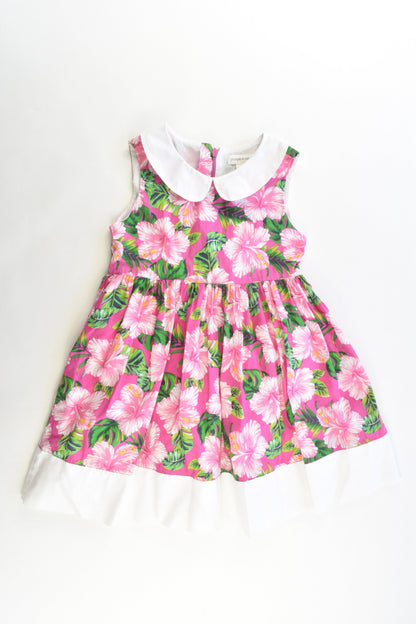 Pumpkin Patch Size 3 Lined Collared Floral Dress