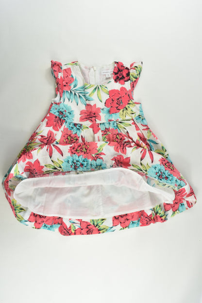 Pumpkin Patch Size 3 Lined Floral Dress