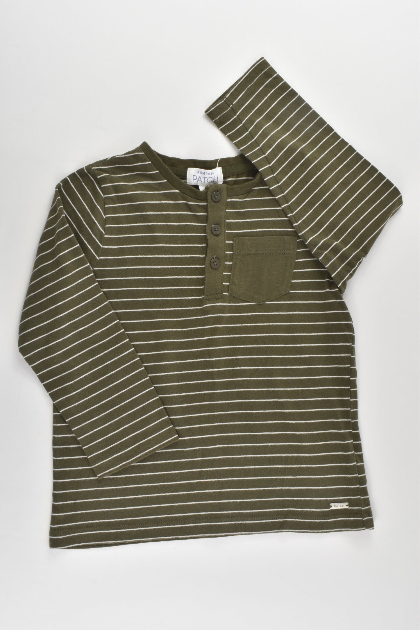 Pumpkin Patch Size 3 Striped Top