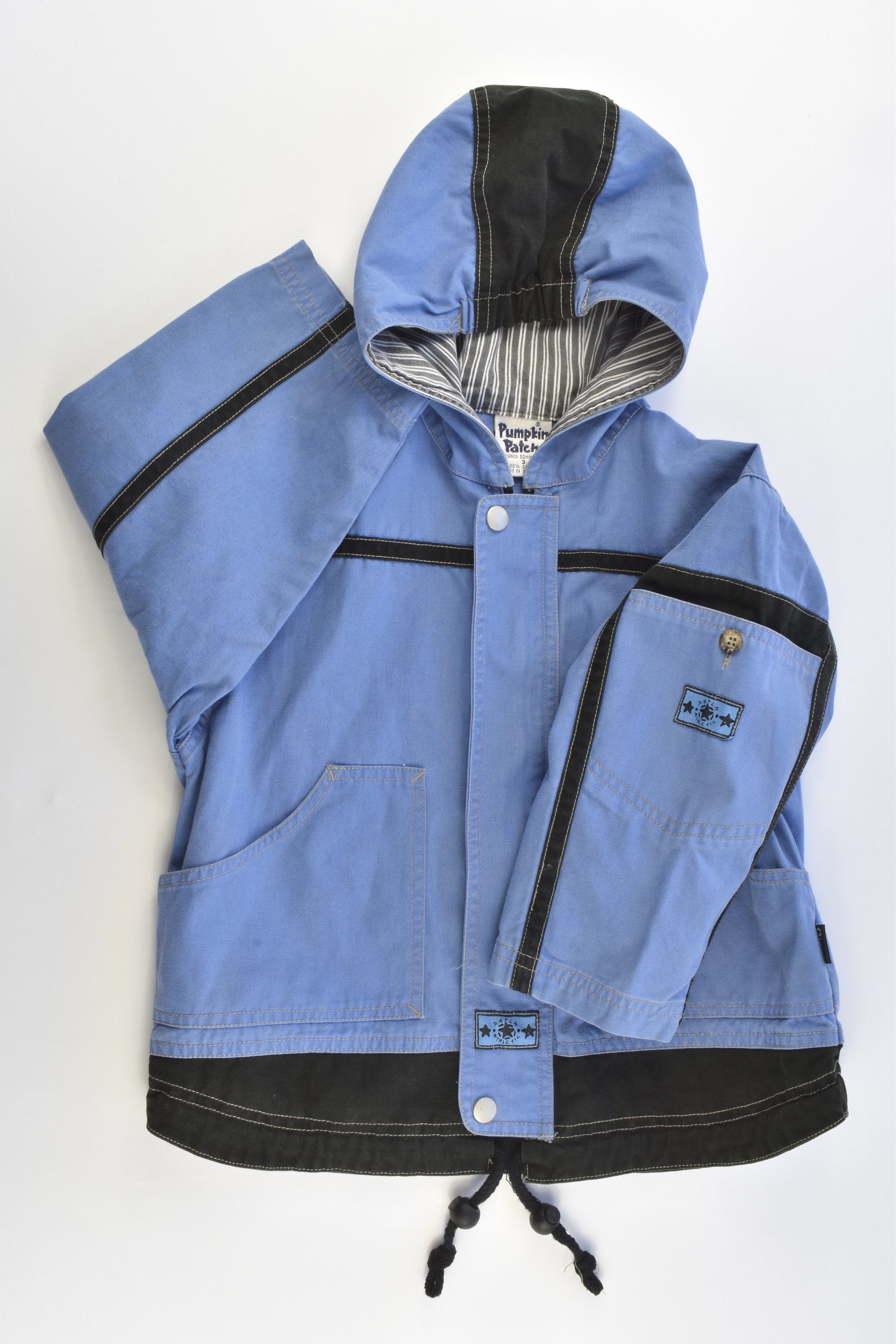Pumpkin Patch Size 3 Vintage Hooded Jacket