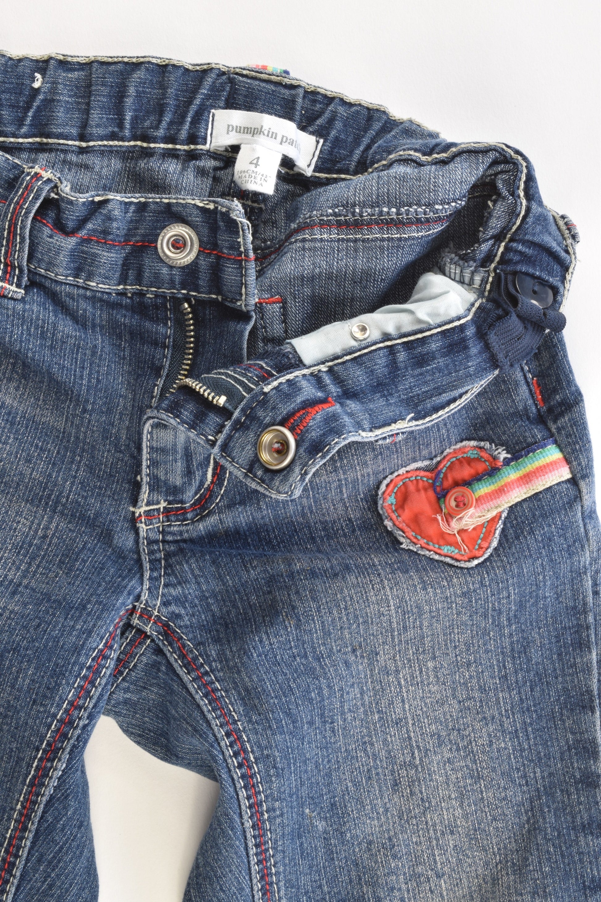 Pumpkin Patch Size 4 Soft and Stretchy Denim Pants