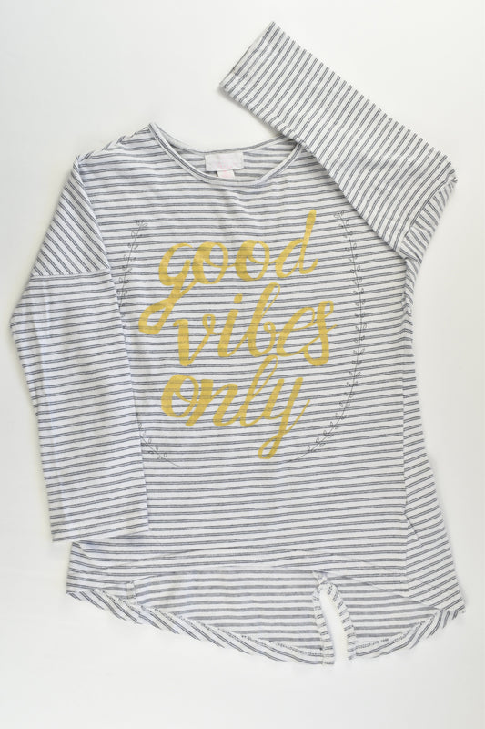 Pumpkin Patch Size 5 'Good Vibes Only' Top