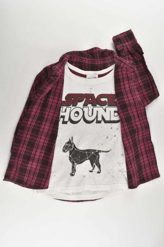 Pumpkin Patch Size 5 'Space Hound' Shirt