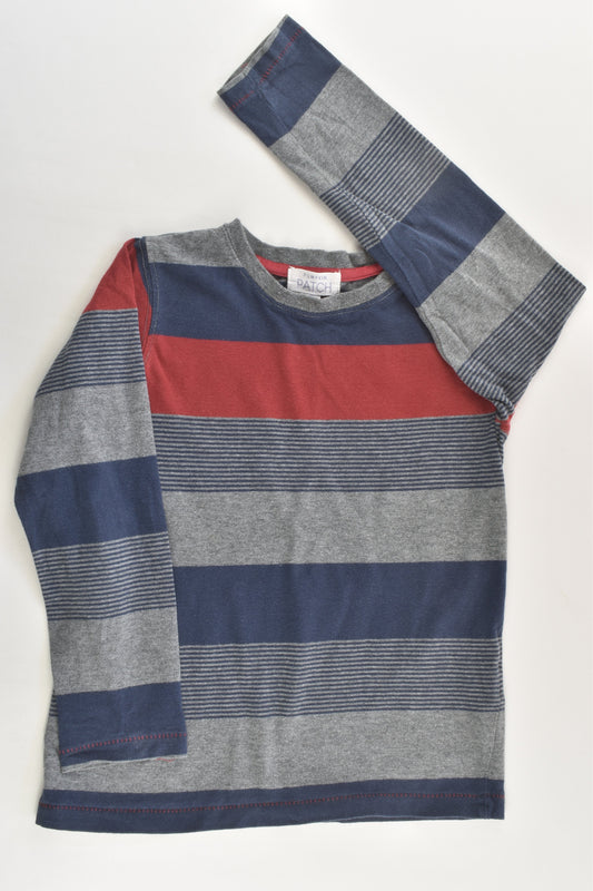 Pumpkin Patch Size 5 Striped Top