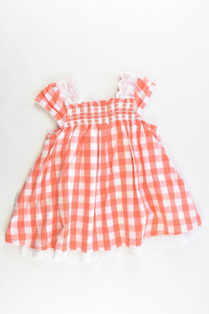 Pumpkin Patch Size 6-12 months (72 cm) Lined Dress