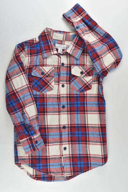 Pumpkin Patch Size 6 Checked Casual Winter Shirt