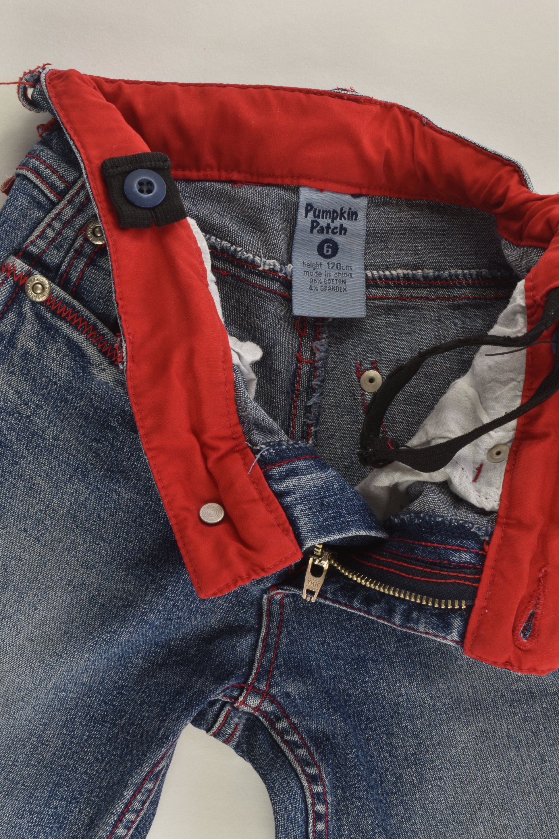 Pumpkin Patch Size 6 Stars Denim Pants