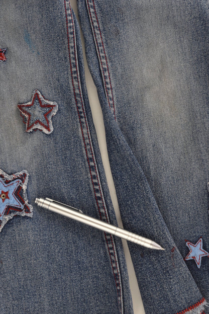 Pumpkin Patch Size 6 Stars Denim Pants