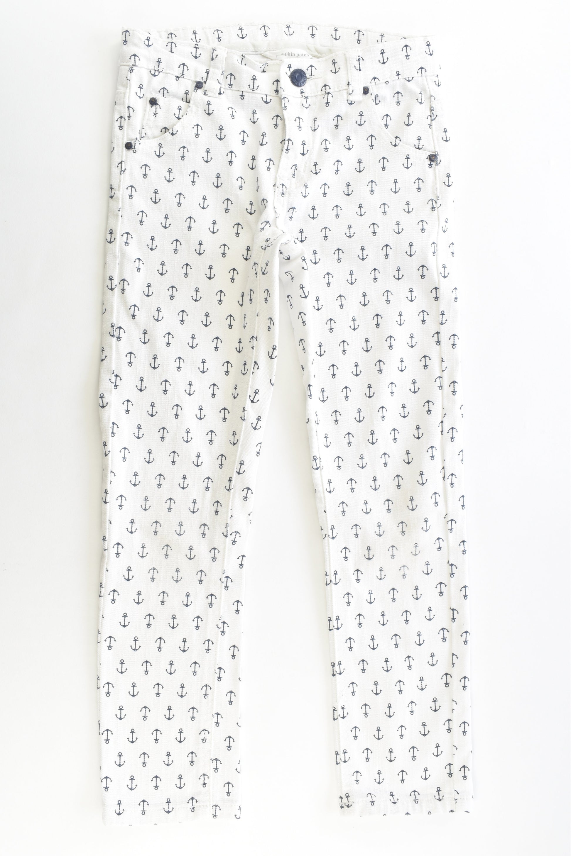 Pumpkin Patch Size 7 (125 cm) Nautical Stretchy Pants