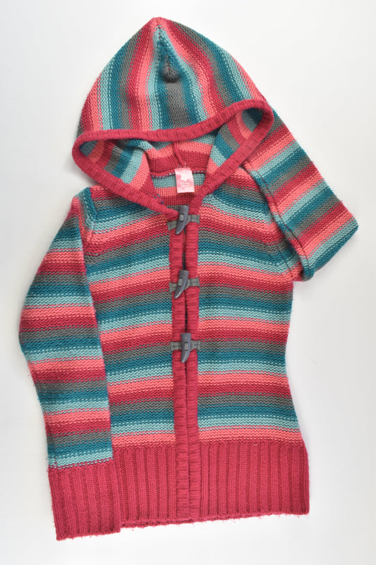 Pumpkin Patch Size 7 Knitted Hooded Jumper