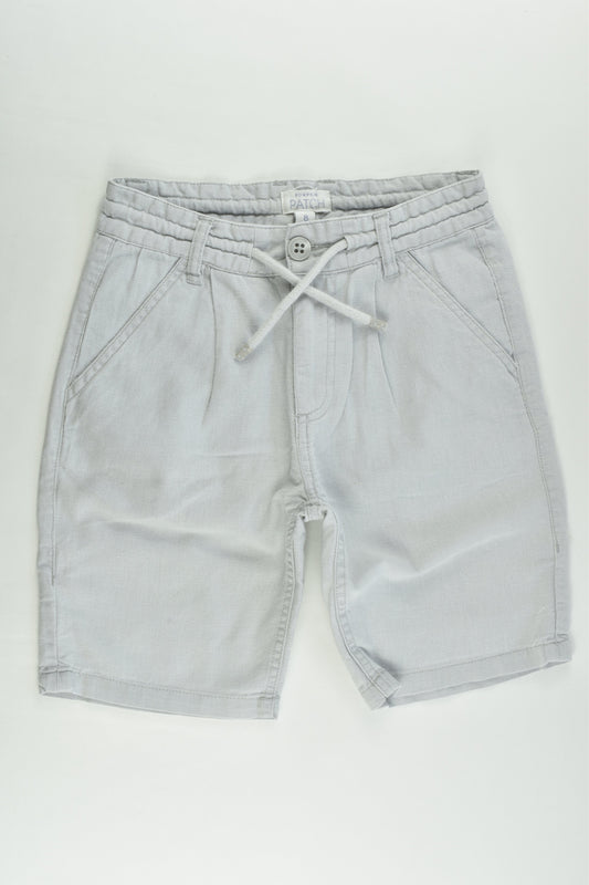 Pumpkin Patch Size 8 Linen/Cotton Shorts