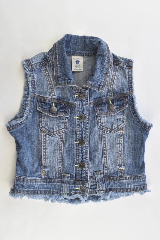 Pumpkin Patch Size 8 (Small sizing) Stretchy Denim Vest