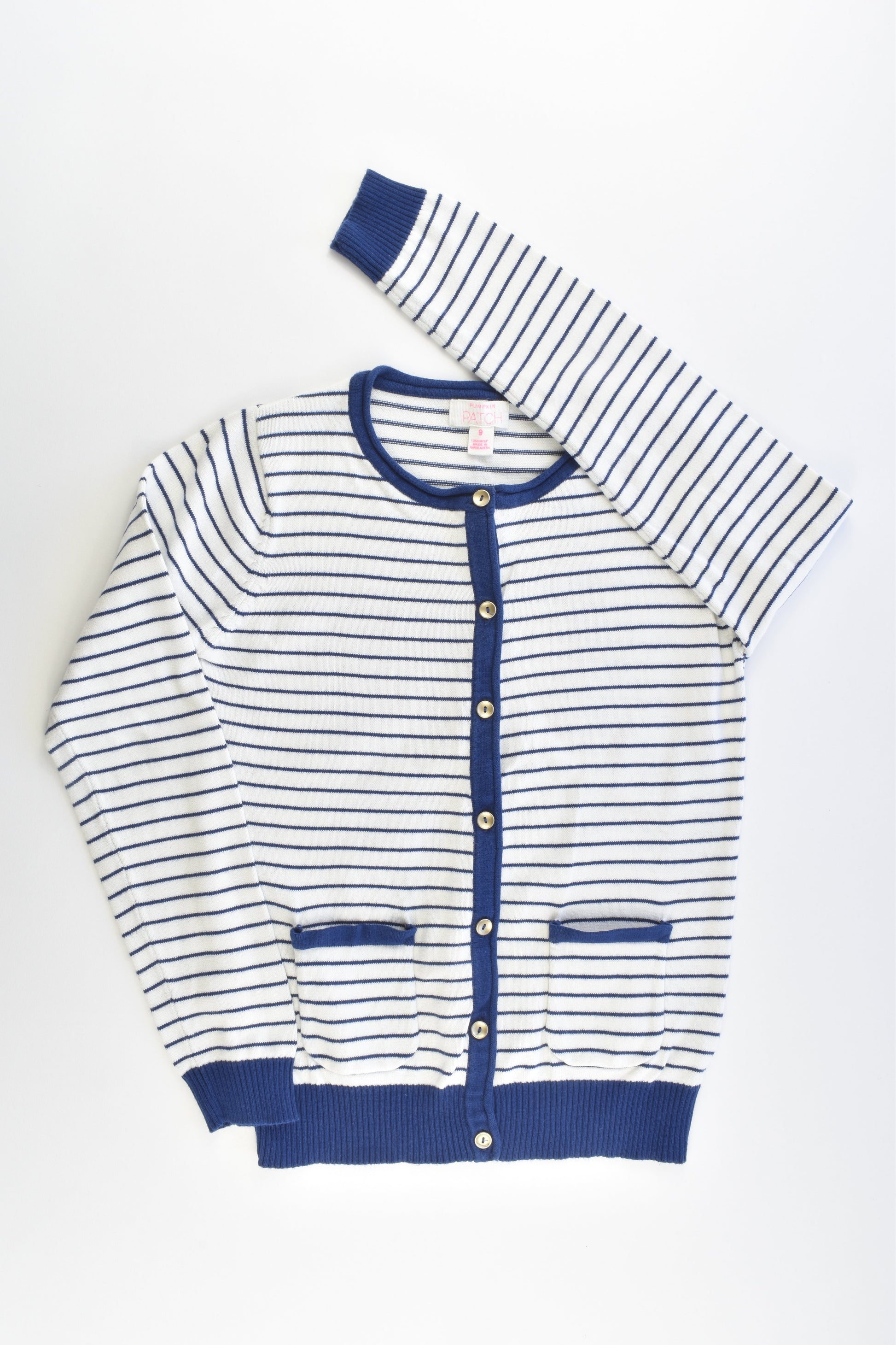 Pumpkin Patch Size 9 Striped Cardigan