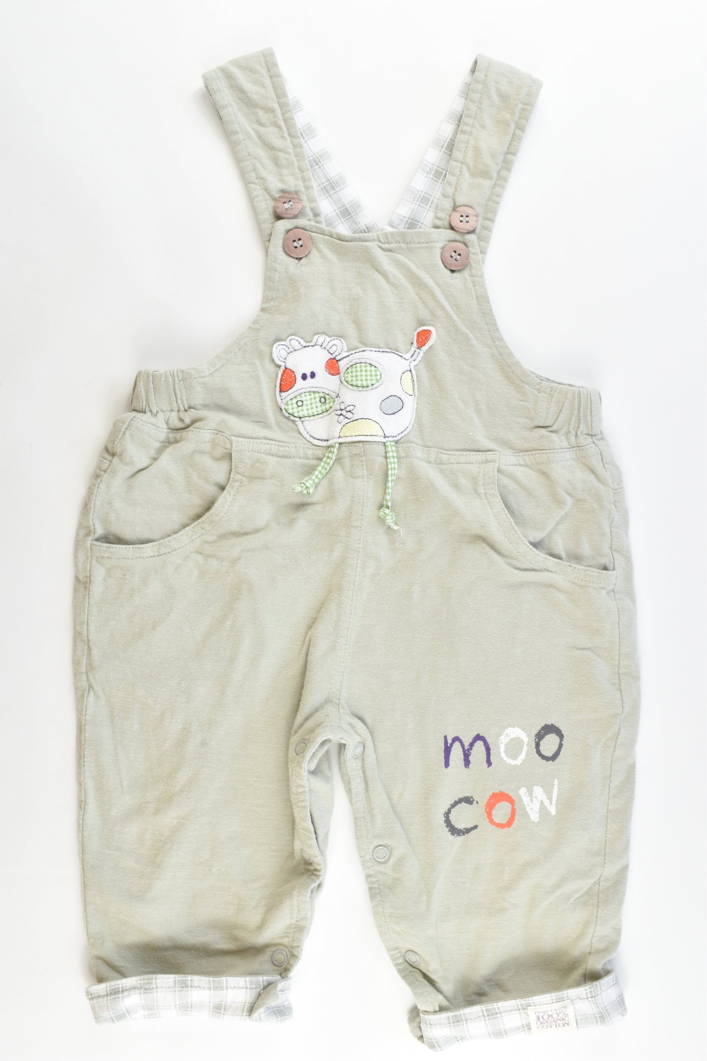 Pure Patch Organic Size 6-12 months (72 cm) Overalls