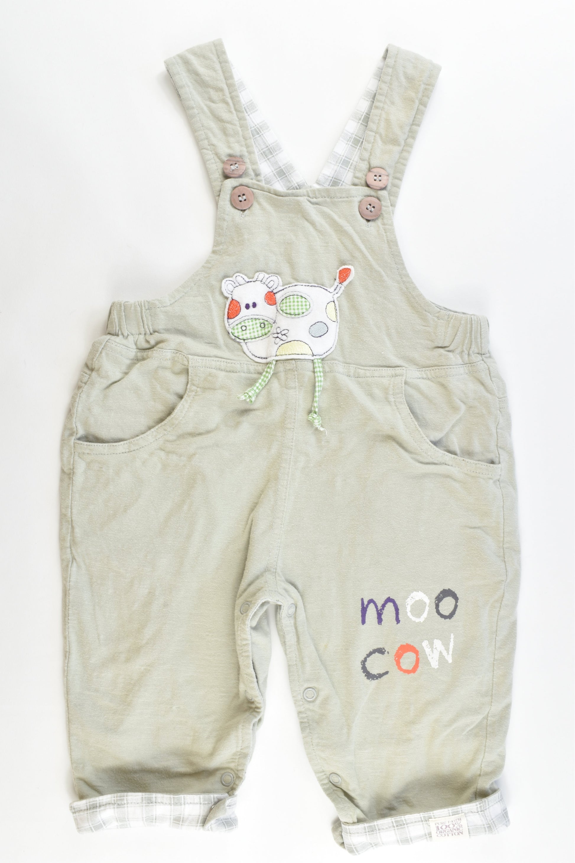 Pure Patch Organic Size 6-12 months (72 cm) Overalls