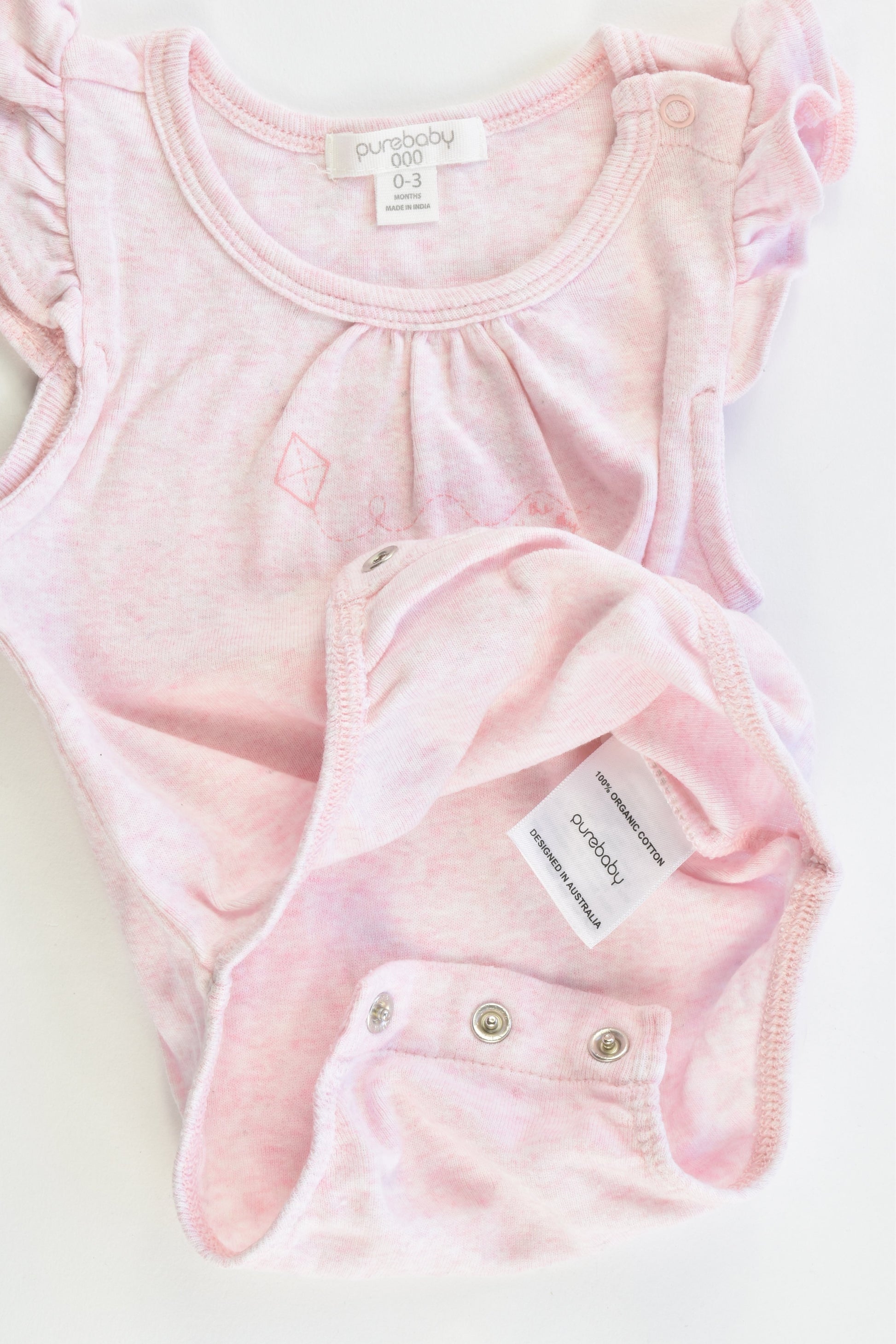 Purebaby Organic Size 0-3 months (000) Bodysuit