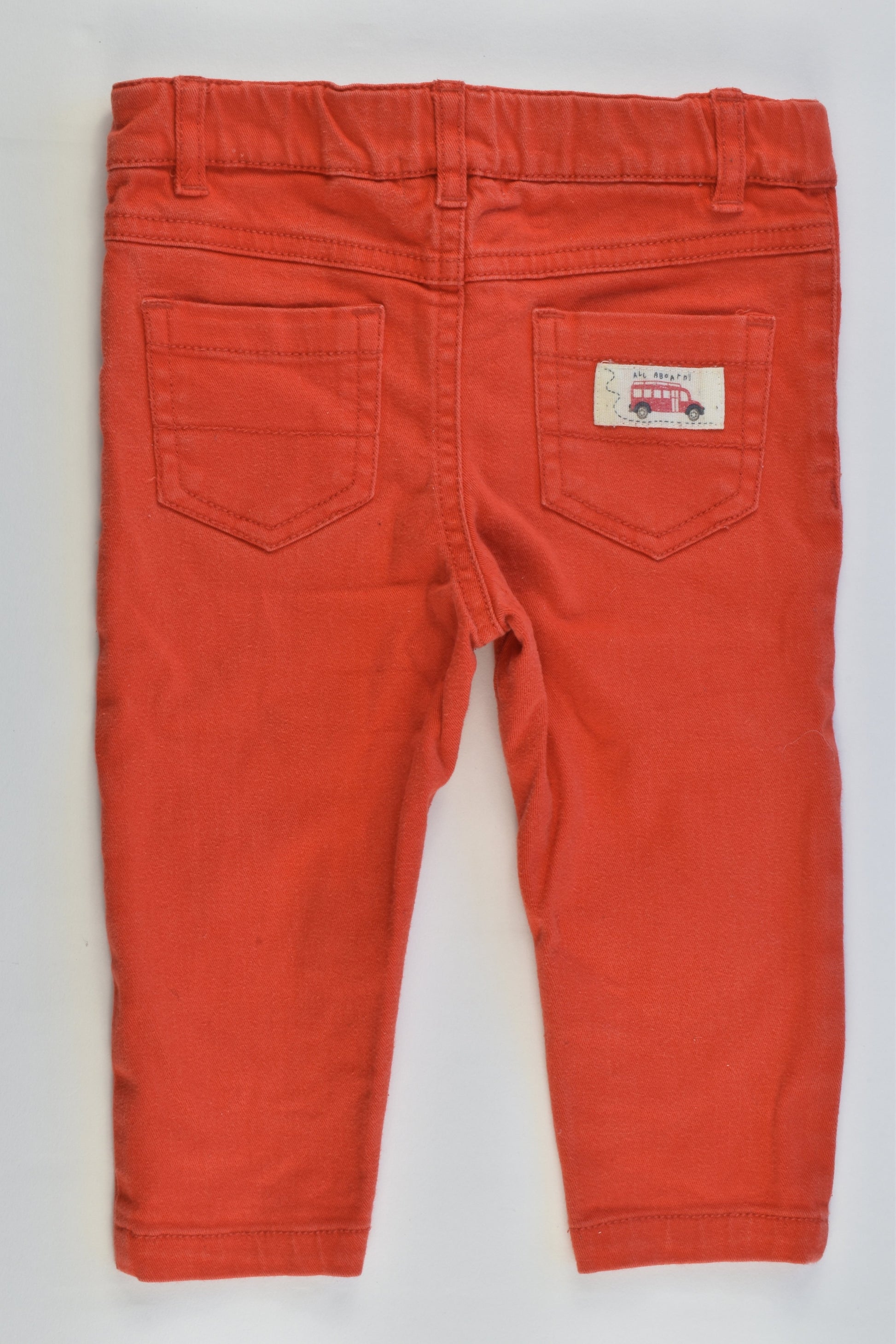 Purebaby Size 0 (6-12 months) 'All Aboard' Stretchy Pants