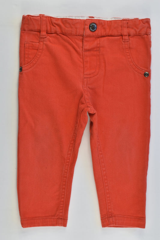 Purebaby Size 0 (6-12 months) 'All Aboard' Stretchy Pants