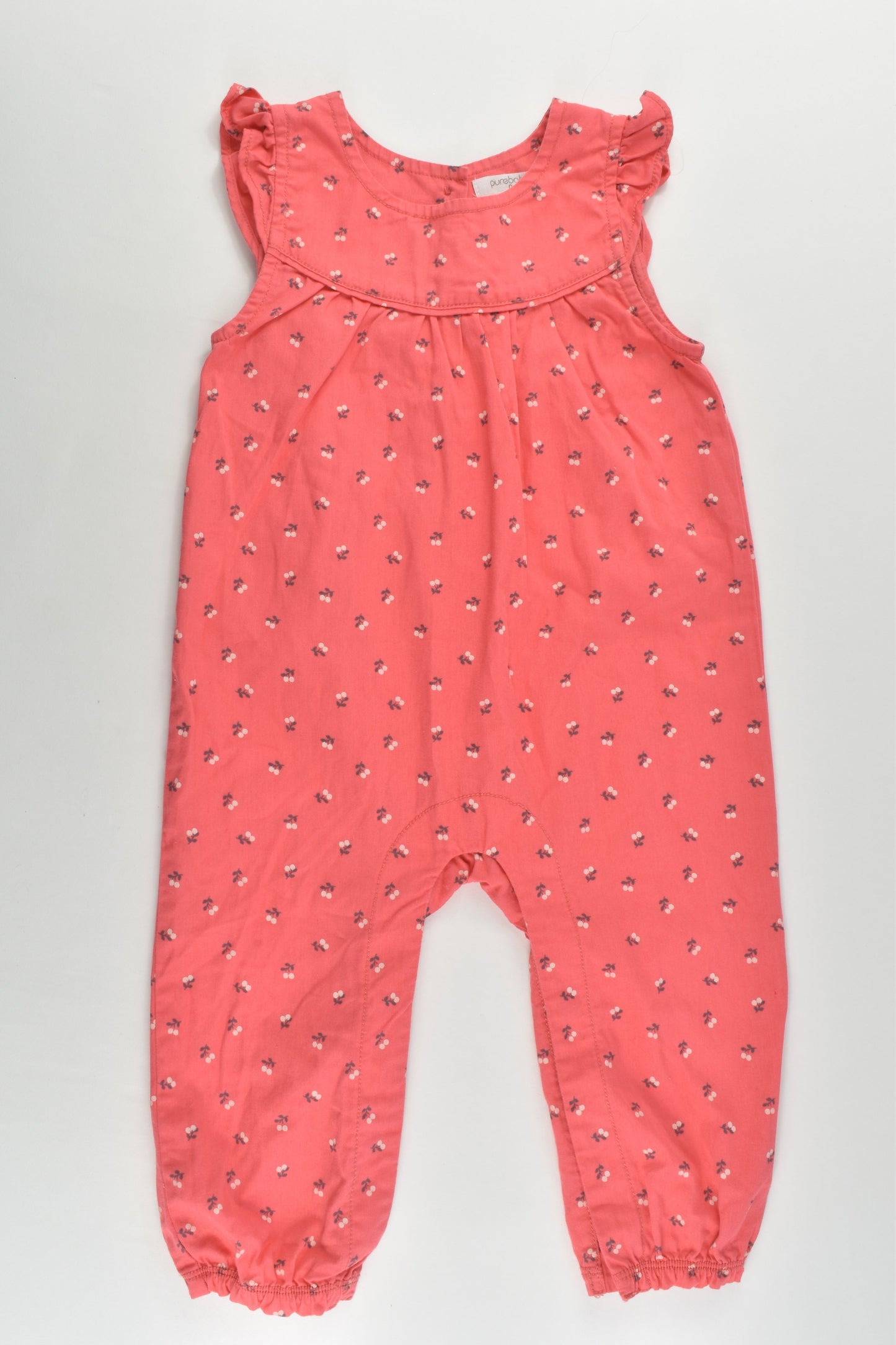 Purebaby Size 0 (6-12 months) Playsuit