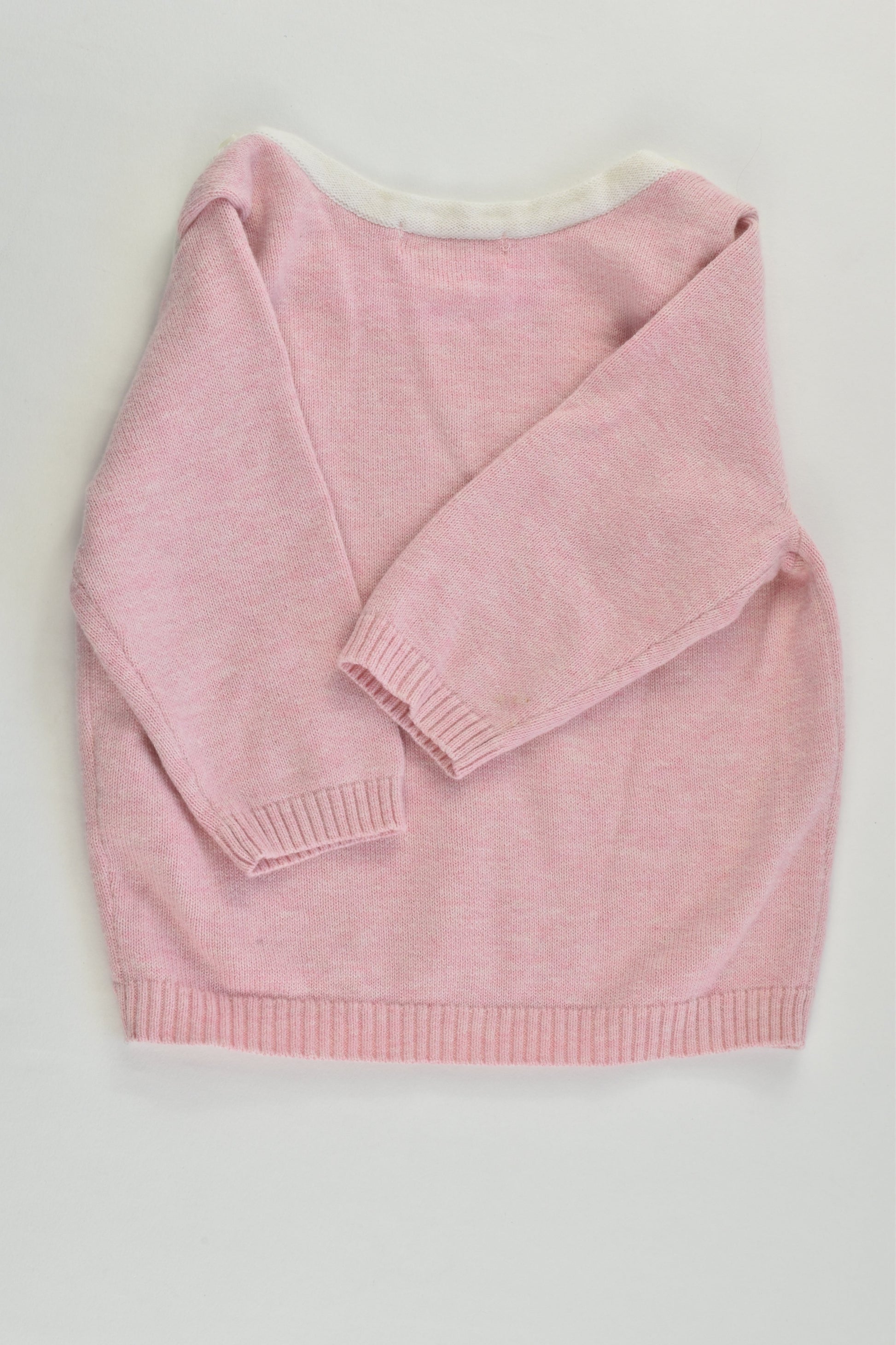 Purebaby Size 00 (3-6 months) Elephant Knitted Jumper