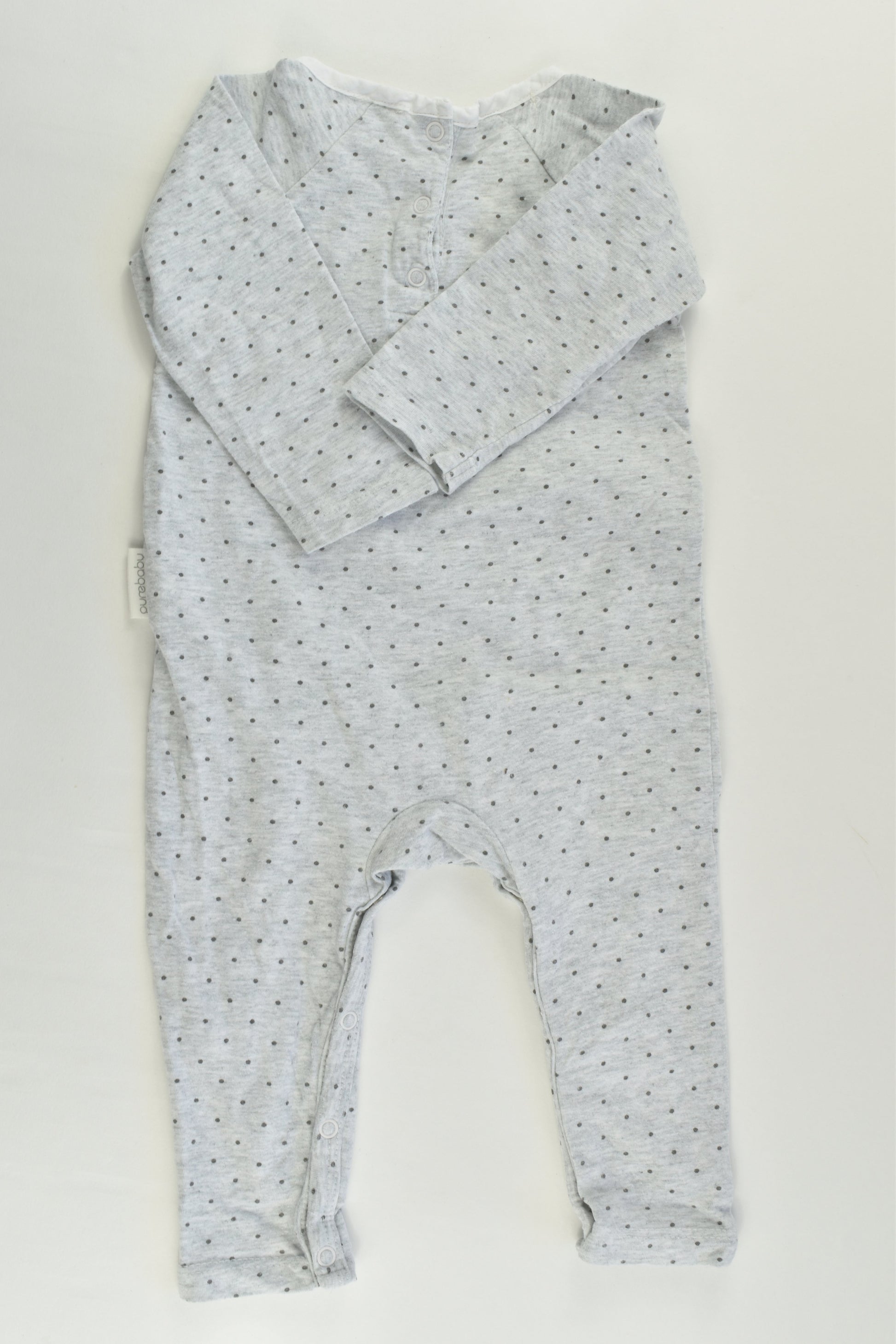 Purebaby Size 00 (3-6 months) Floral Embroidery Romper