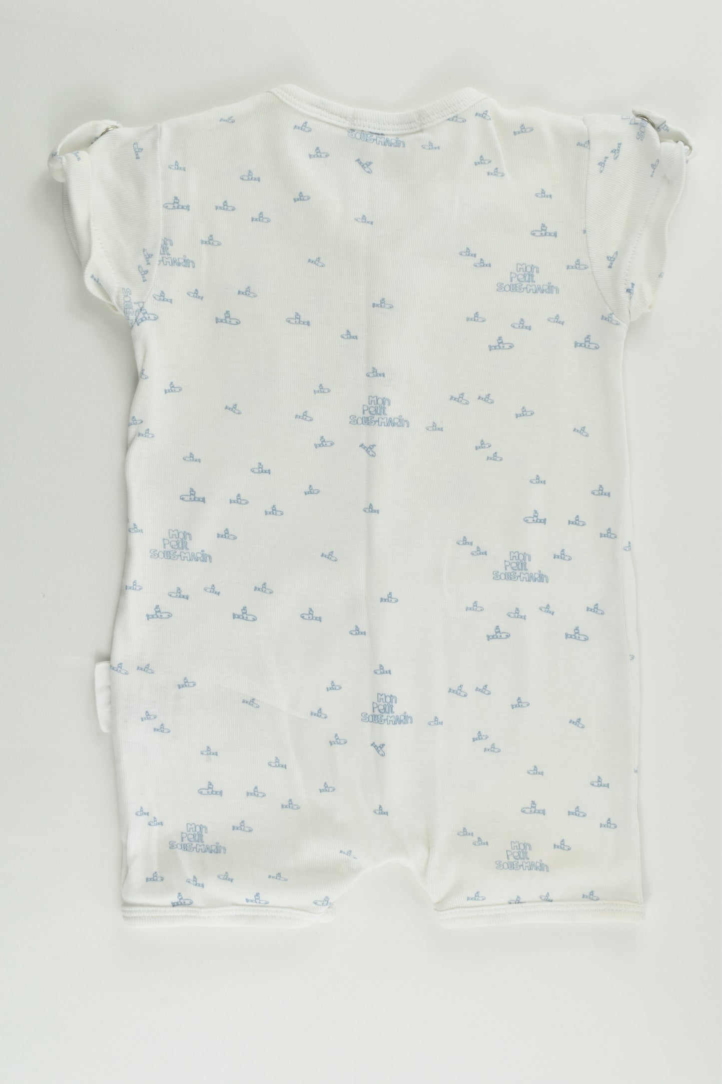 Purebaby Size 00 (3-6 months) 'Mon Petit Submarin' Short Romper
