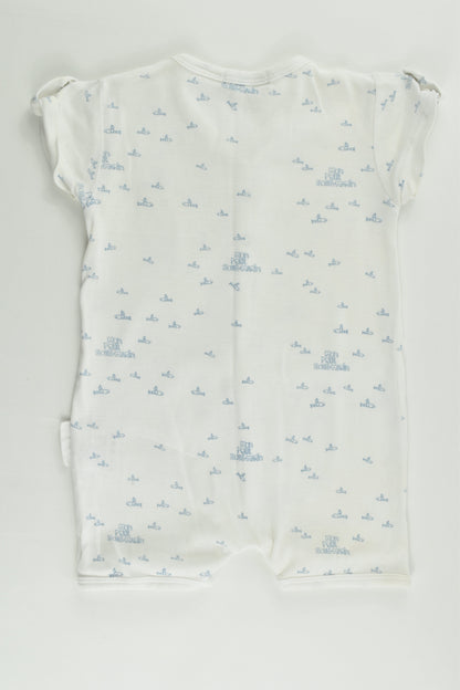 Purebaby Size 00 (3-6 months) 'Mon Petit Submarin' Short Romper