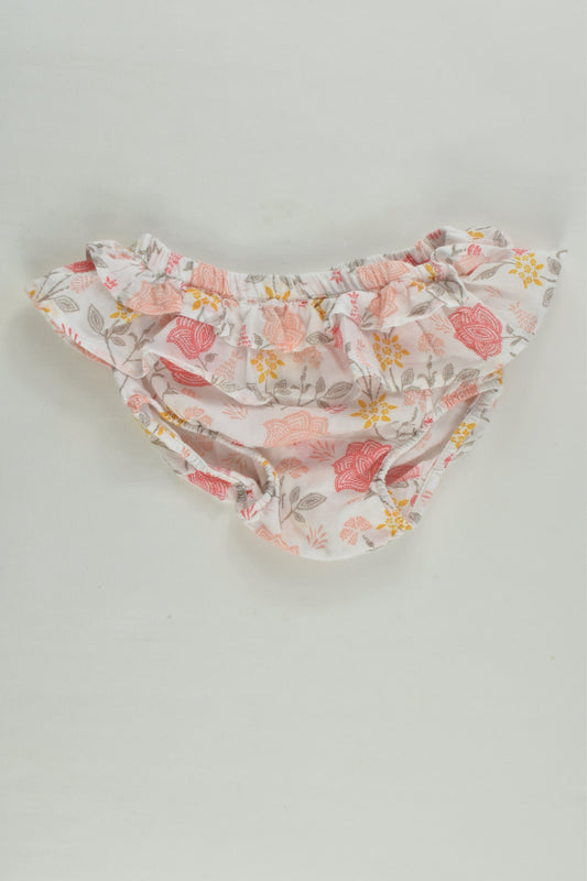 Purebaby Size 00 Floral Bloomers
