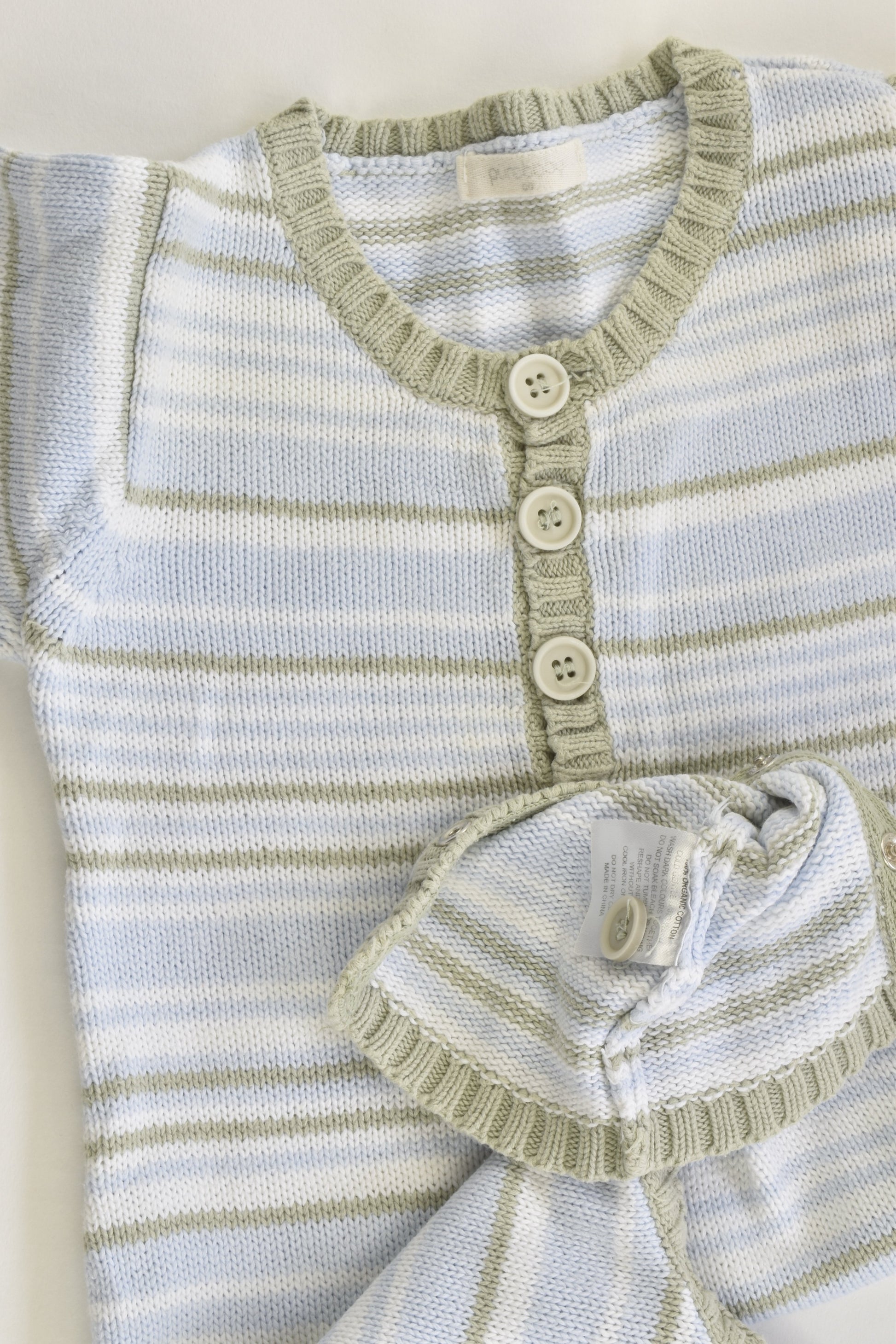 Purebaby Size 00 Knitted Romper