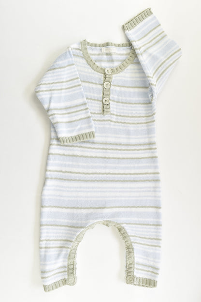 Purebaby Size 00 Knitted Romper