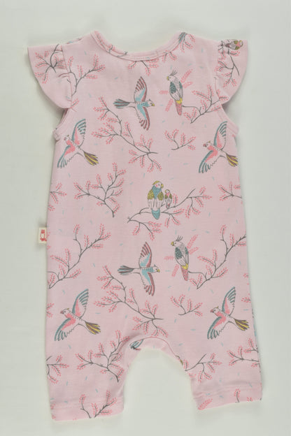 Purebaby Size 000 (0-3 months) Bird Short Romper
