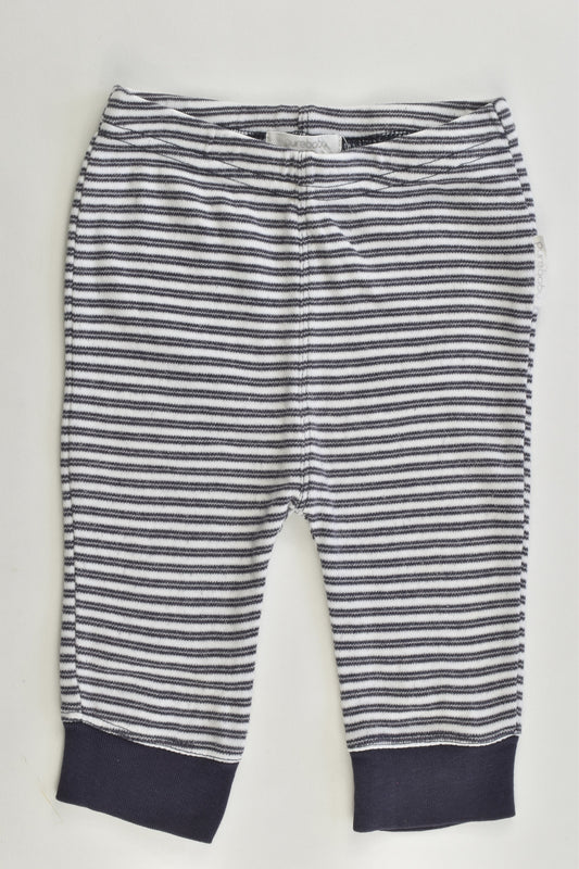 Purebaby Size 000 (0-3 months) Striped Pants