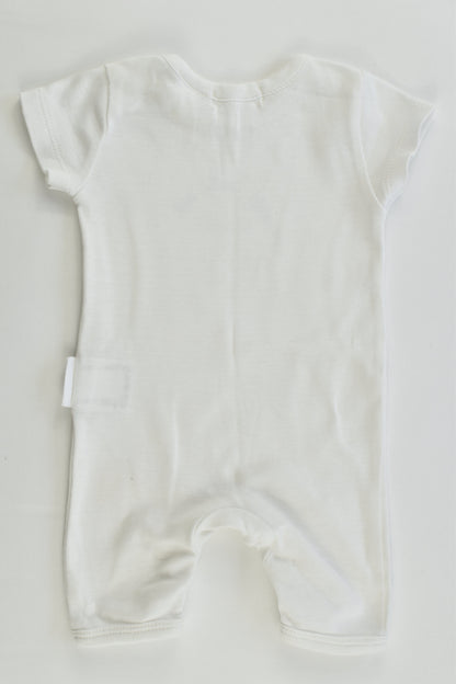 Purebaby Size 0000 'Le Petit Lapin' Short Romper
